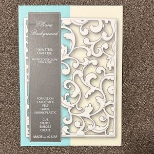 Memory Box Elliana Background 100% Steel Craft Die NEW